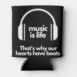 Porta-lata Música é Vida 