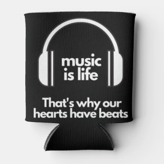Porta-lata Música é Vida