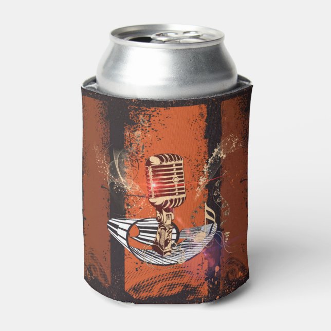 Porta-lata Música, Microfone (Can Front)