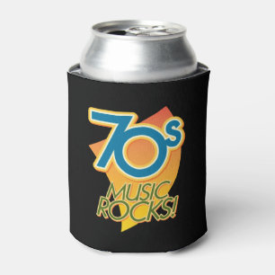 Porta-lata Música Rocks dos anos 70!