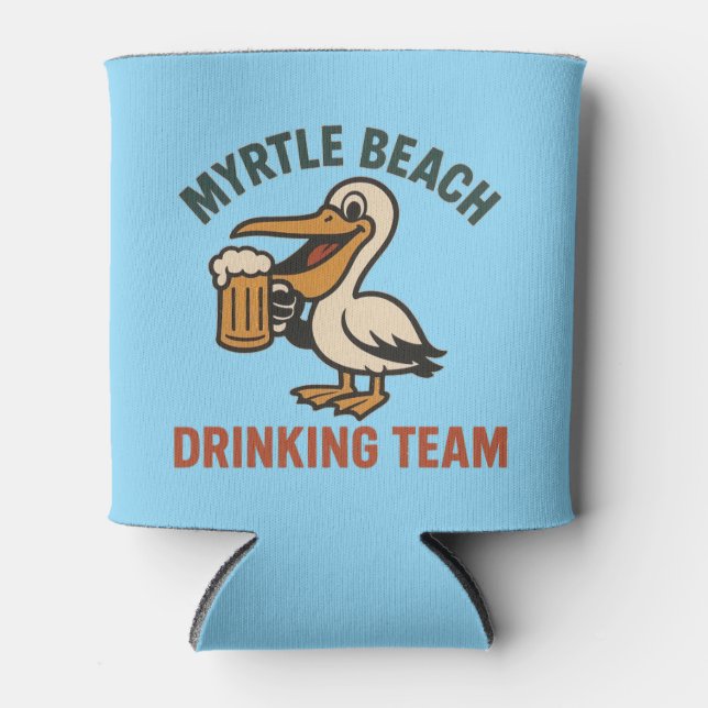 Porta-lata Myrtle Beach Bebendo Team (Frente)