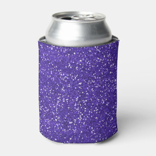 Porta-lata Na moda Purple Glitter