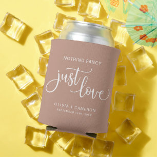 Porta-lata Nada De Rico Apenas Adorando O Favor Do Casamento