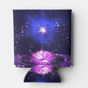 Porta-lata Namaste Cote Purple Crystal Lotus & Star
