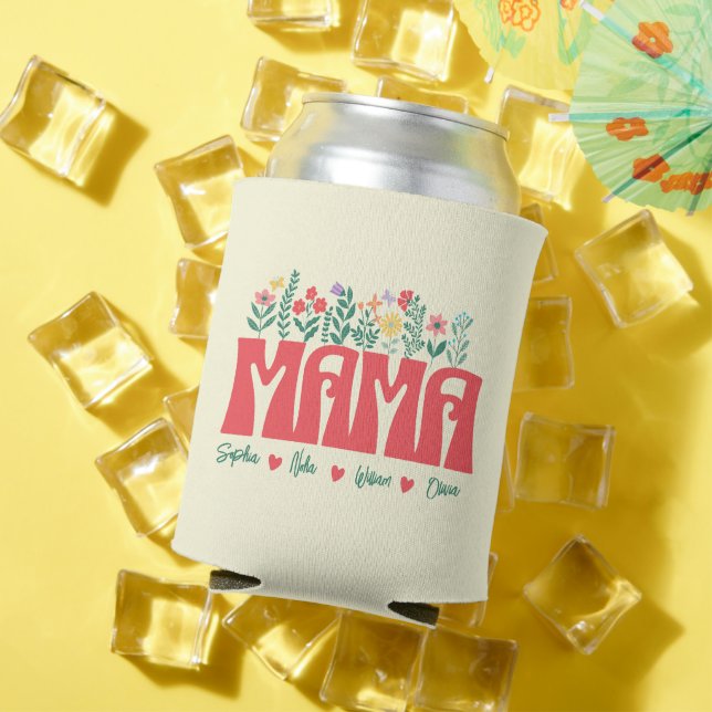 Porta-lata NANA GRANDMA GRANDMOTHER GRANNY - Personalize-o (Verão in situ)