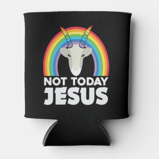 Porta-lata Não hoje Jesus Satã Goat