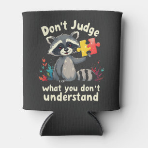 Porta-lata Não julgue o que não entende de autismo