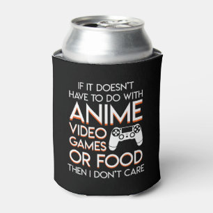 Porta-lata Não tem o video games que do Anime a comida não 