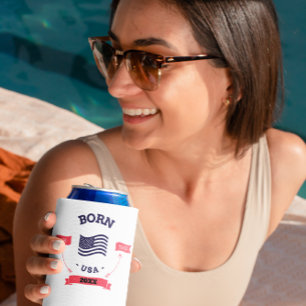 Porta-lata Nascer personalizado no Patriótico Can Cooler dos
