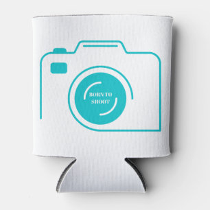Porta-lata Nascido para Fotografar - Azul Verde - Cooler para