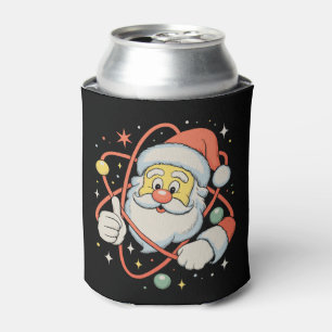 Porta-lata Natal Átomo Natal Ciência Xmas Férias