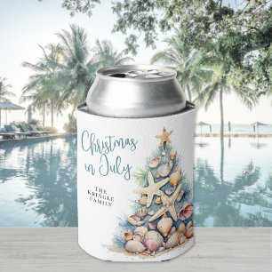 Porta-lata Natal de Praia em Julho