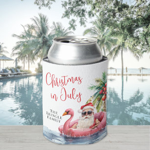 Porta-lata Natal de Praia em Julho