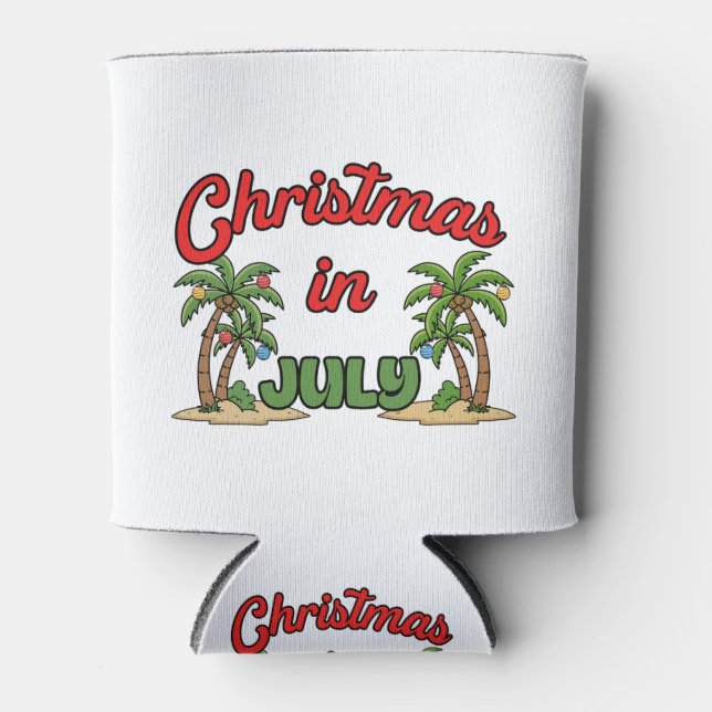 Porta-lata Natal em Julho (Frente)