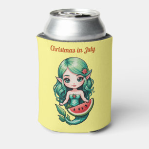 Porta-lata Natal em julho Elf Mermaid Thunder_Cove