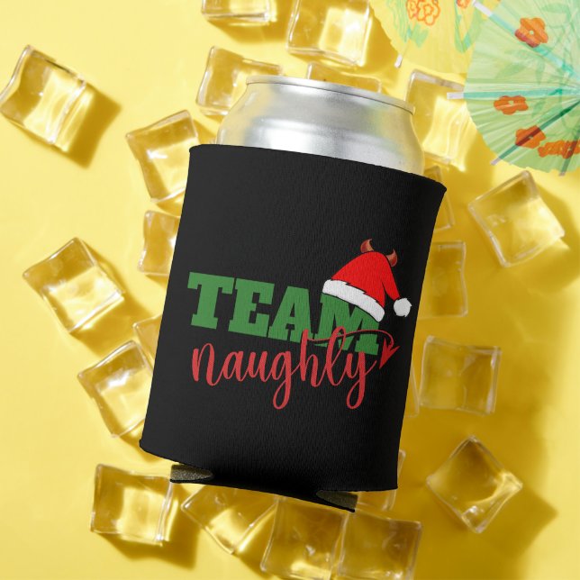 Porta-lata Natal malvado da equipe (Verão in situ)