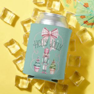 Porta-lata Natal Muito Alegre Quebra-Nozes Coquete Préppy