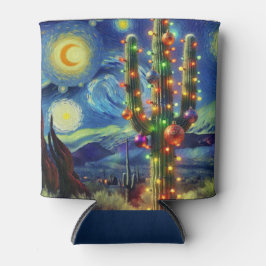 Porta-lata Natal no Deserto Sudoeste Saguaro Cactus