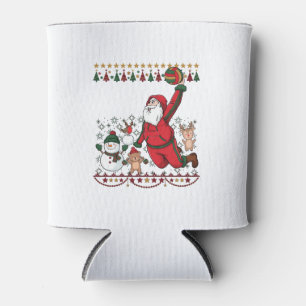 Porta-lata Natal Papai Noel Volei Boneco de Neve Rena