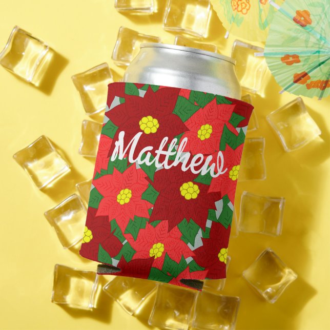 Porta-lata Natal Poinsettias (Verão in situ)