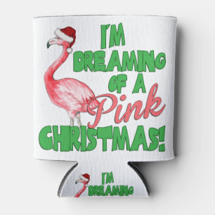 Porta-lata Natal Rosa