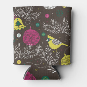 Porta-lata Natal Winter: Padrão sazonal.