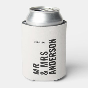 Porta-lata Natas negras negras mínimas ousadas casamento simp