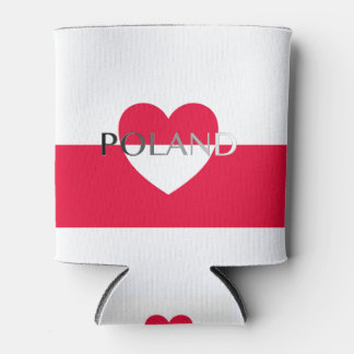 Porta-lata National Flag of Poland - Polska - Rzeczpospolita