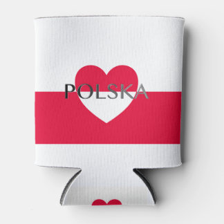 Porta-lata National Flag of Poland - Rzeczpospolita Polska
