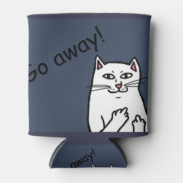 Porta-lata Naughty Cat (Frente)