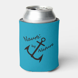 Porta-lata Nauti náutico por Nature Girl Teal Cooler