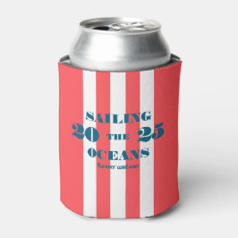 Porta-lata Nautical Party Can Cooler