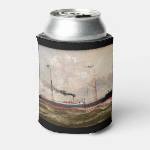 Porta-lata Navio a Vapor Louise 1800s