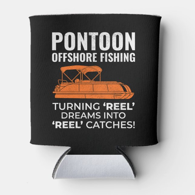 Porta-lata Navio Pontoon Capitão Barco Pontooning Pesca (Frente)