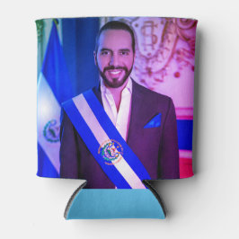Porta-lata Nayib Bukele, Presidente de El Salvadore