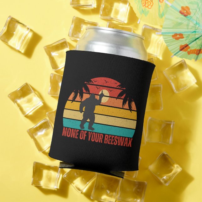 Porta-lata Nenhum Dos Seus Dedos Do Meio Do Pé Grande (Verão in situ)