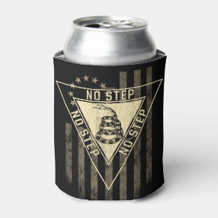 PORTA-LATA NENHUM PASSO MILITAR GADSDEN COBRA AMERICAN FLAG