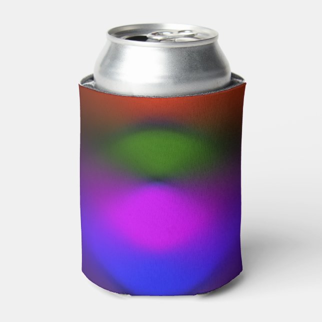 Porta-lata Neon Blue, Purple, Green, Orange Can Cooler (Can Front)
