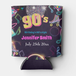 Porta-lata Neon Disco Vibes Retro Stytle