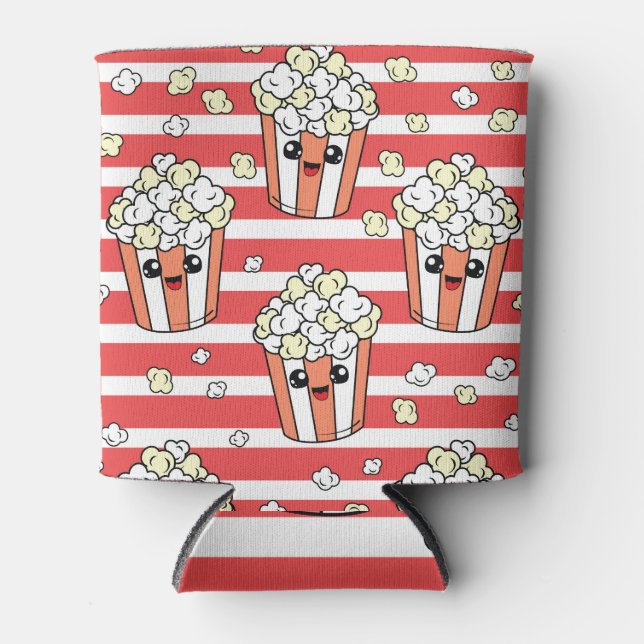 Porta-lata Neon Popcorn Kids Patterno (Frente)