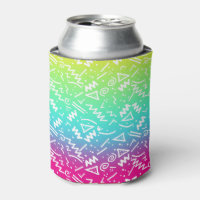 Neon Rainbow Doodle desenhado do anos 80 90