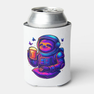 Porta-lata Neon Sloth � Não � apressar-se em T-Shirt essencia