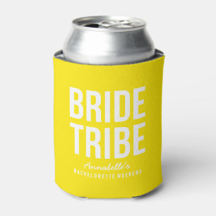 Porta-lata Neon Yellow Bride Tribe Can Cooler