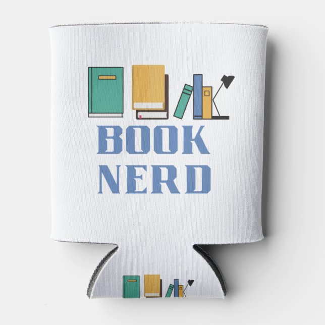 Porta-lata Nerd de Livro (Frente)