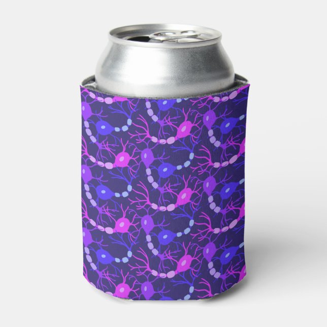 Porta-lata Neurônios Conectados Neon Roxo (Can Front)