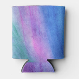 Porta-lata Nevoeiro Abstrato Céu Vermelho - Azul Brilhante