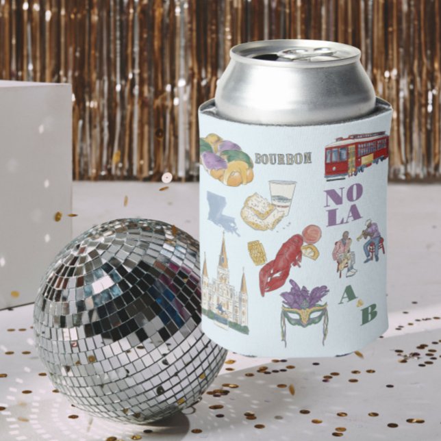 Porta-lata New Orleans Wedding (Criador carregado)