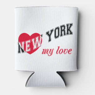 Porta-lata New York meu amor