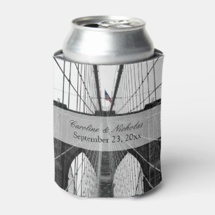 Porta-lata New York que Wedding a ponte de NYC Brooklyn