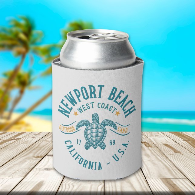 Porta-lata Newport Beach California Pacific Coast (Criador carregado)